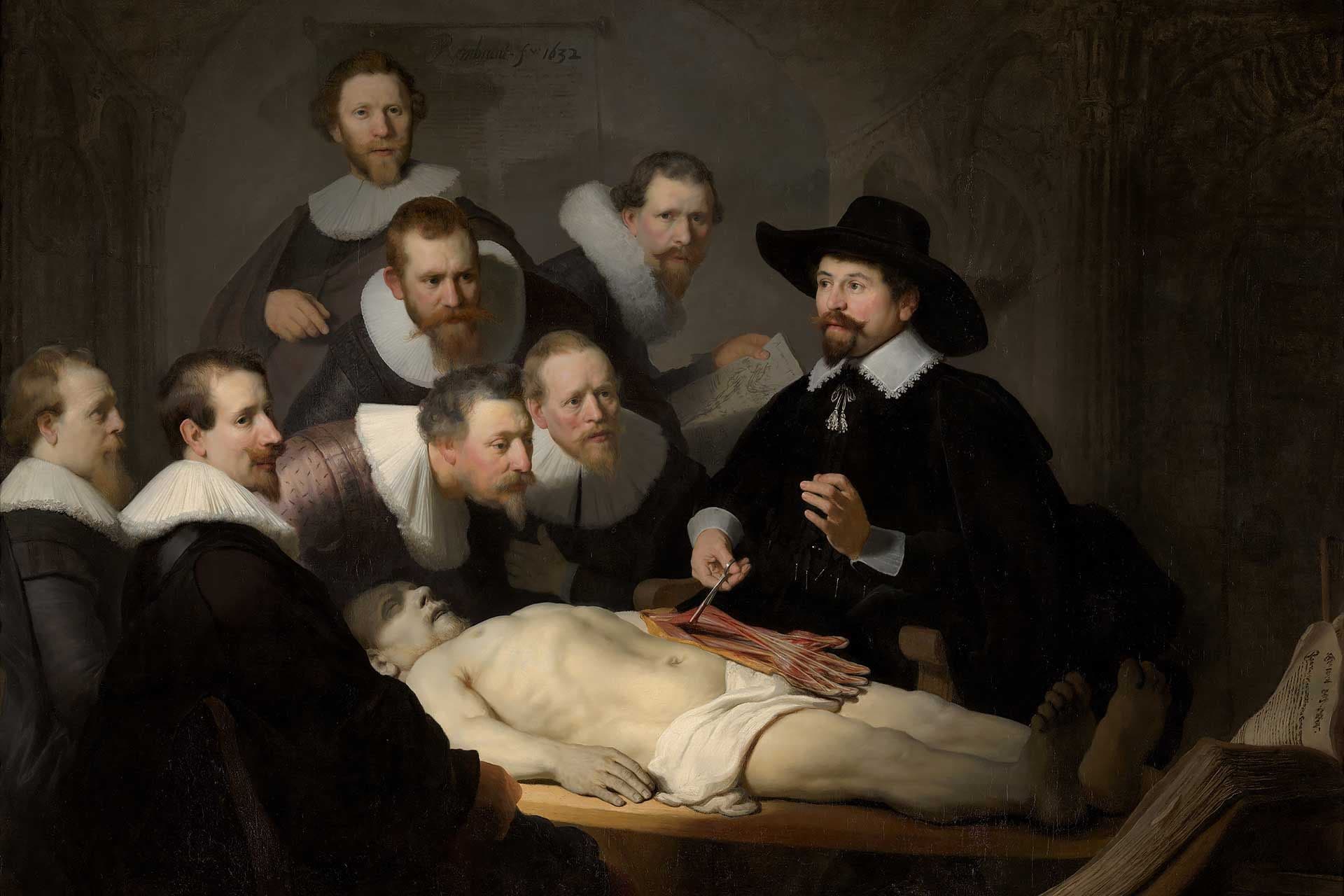 The Anatomy Lesson of Dr Nicolaes Tulp by Rembrandt