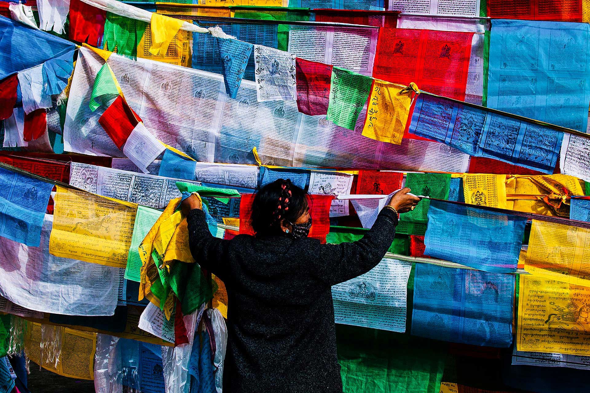 Whispers in the Wind: The Tale of Tibetan Prayer Flags