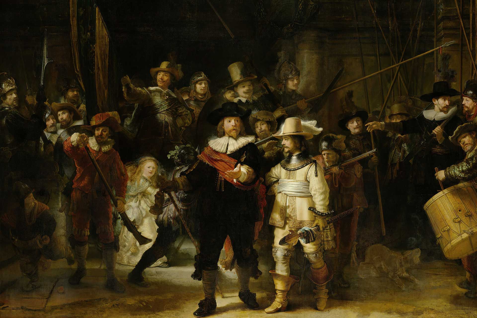 Tracing the Path of Rembrandt's Night Watch